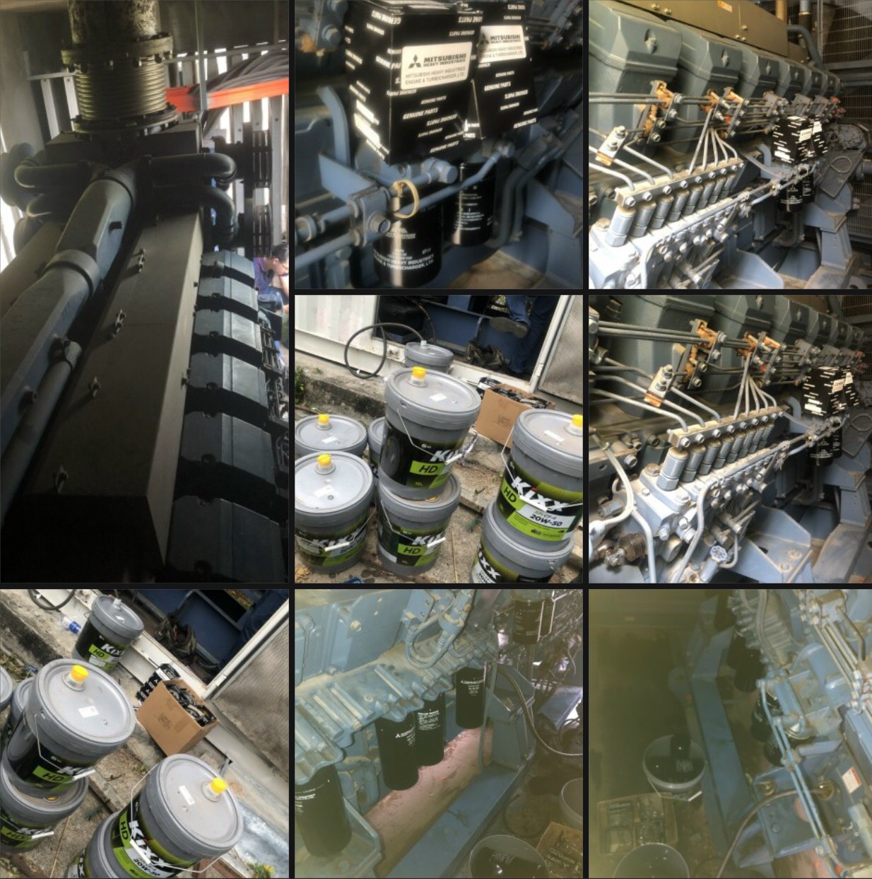 bảo trì bảo dưỡng định kỳ máy phát điện Mitsubishi S16R 2000kva tại Hà Nam 