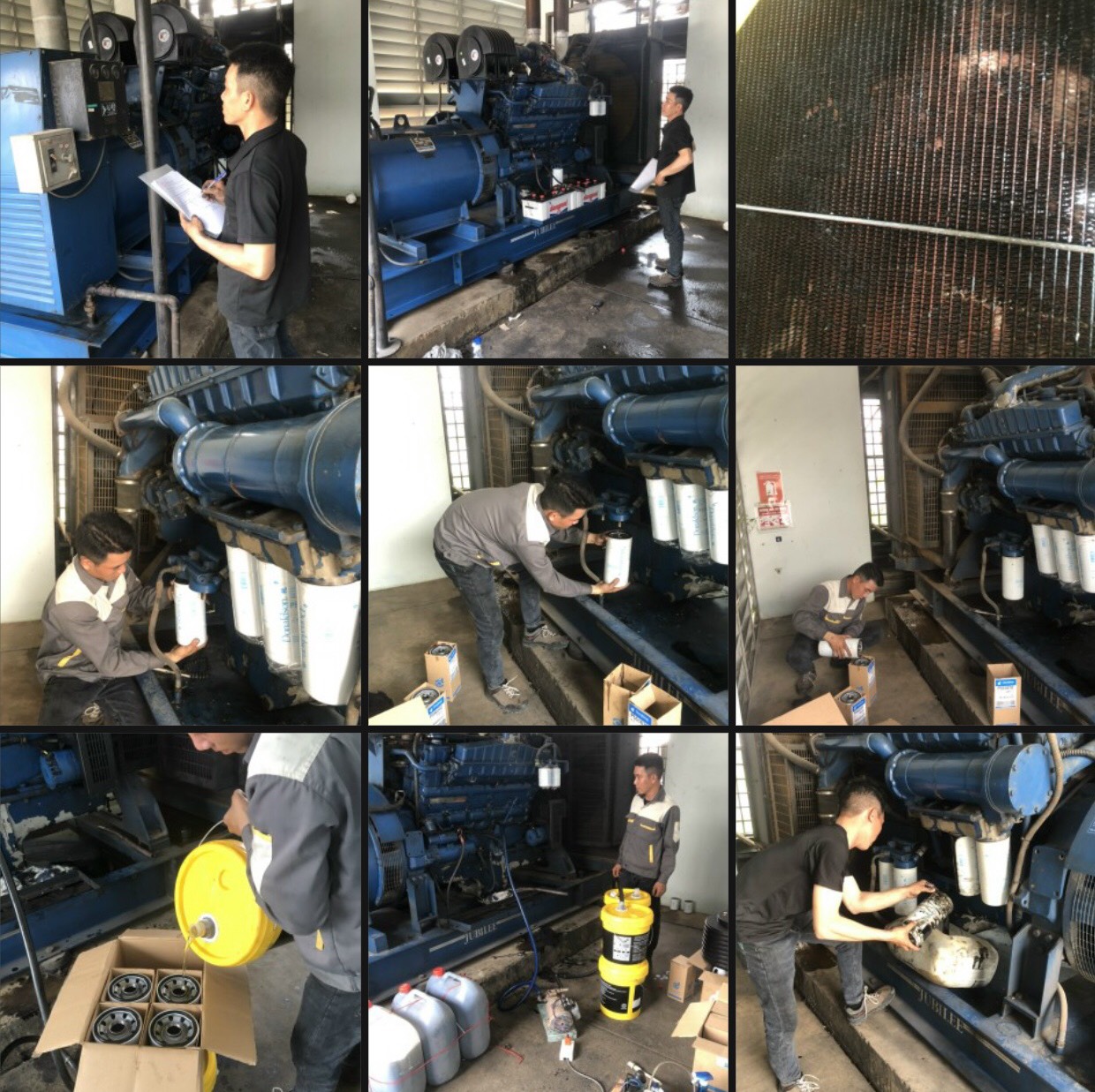 bảo trì khác phụ máy phát điện Cummins Tại Hà Nam 